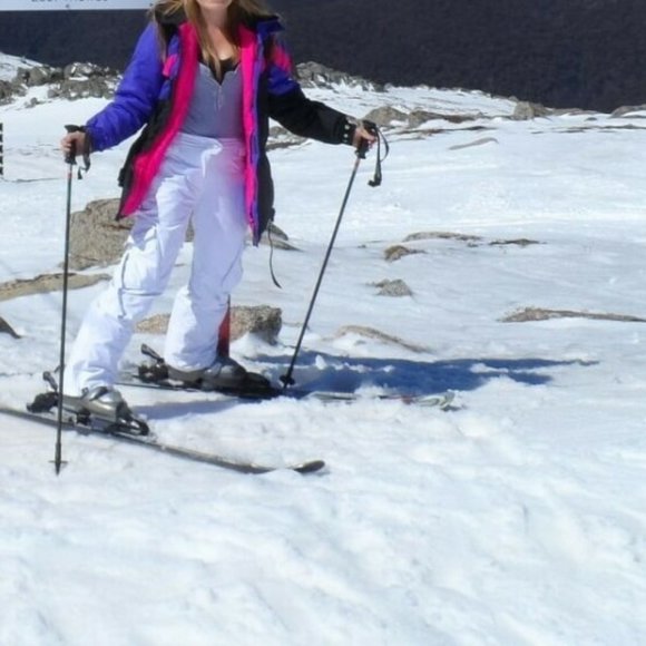 VINTAGE Huski Neon Pink Retro Snowboard Ski Jacket - Picture 7 of 16